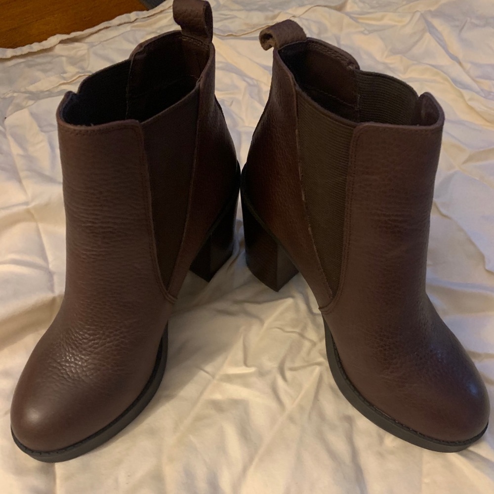 Sole Society block heeled ankle boots, 6.5M